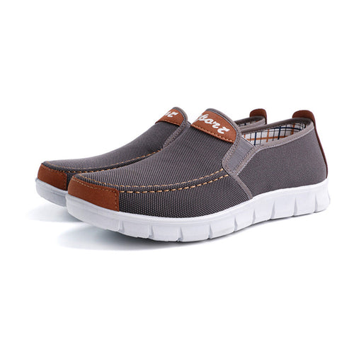 Men Solid Round Toe Flat Heel Canvas Shoes Casual Shoes Cloth Shoes